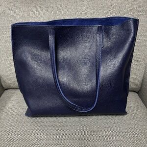 Portland Leather Large August- Cobalt